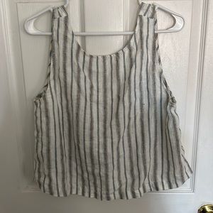 Lou & Grey Cropped Linen Tank